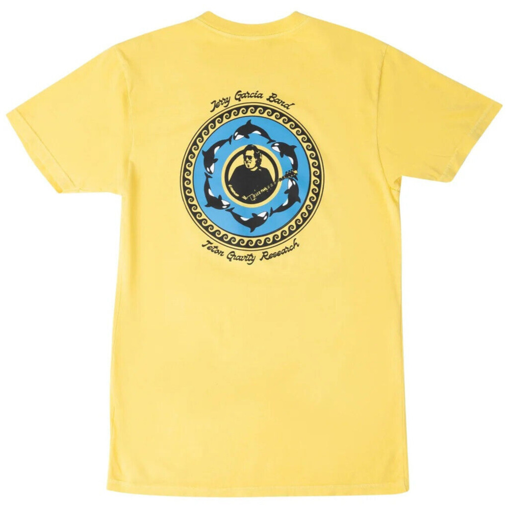 Teton Gravity Research Men's T-Shirt X Jerry Garcia Orca Spiral Crewneck Tee